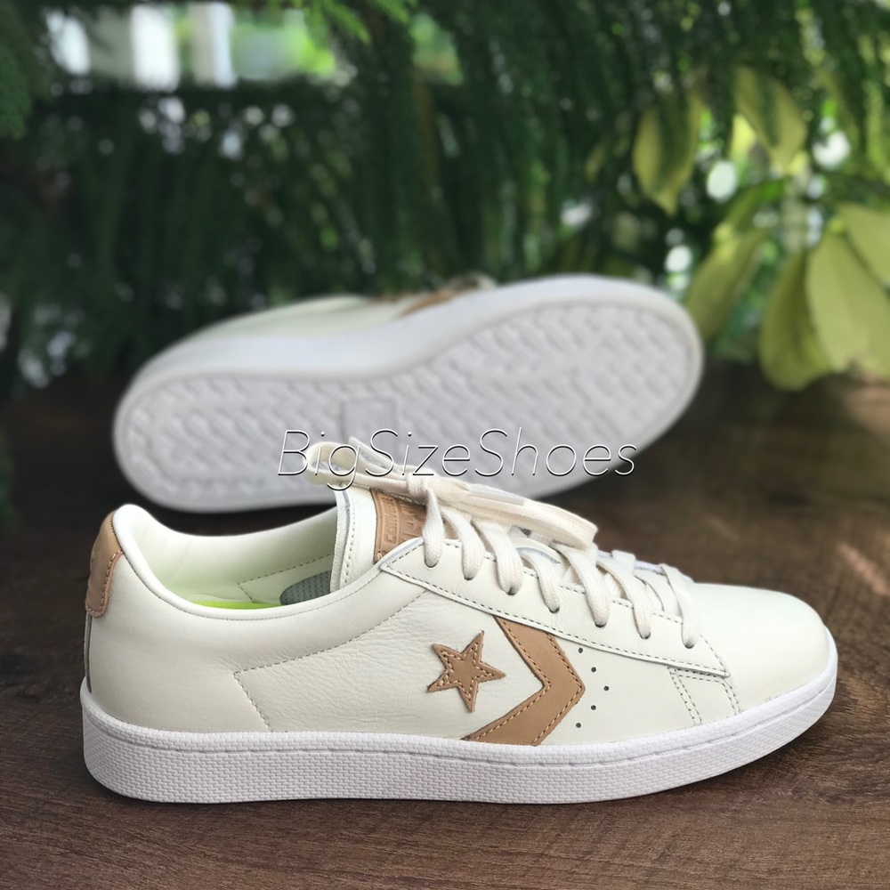 NWT Converse PL 76 OX Egret/Tan WMNS AUTHENTIC. - Picture 5 of 7